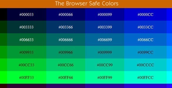 The Browser-Safe Colors