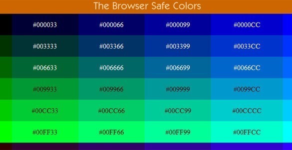 The Browser-Safe Colors