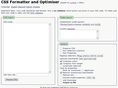 CSS Tidy