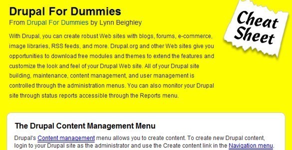 Drupal for dummies