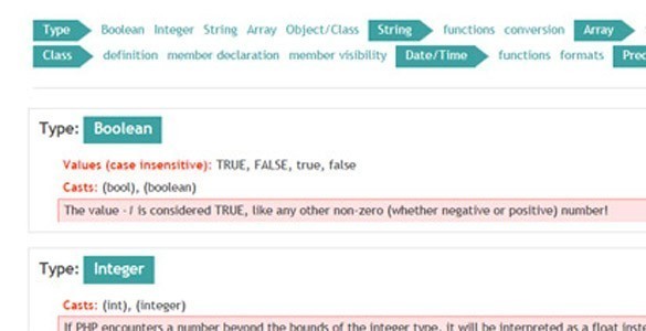 PHP 5 Online Cheat Sheet v1.3